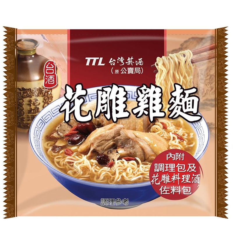 台酒花雕雞麵(包)200g, , large