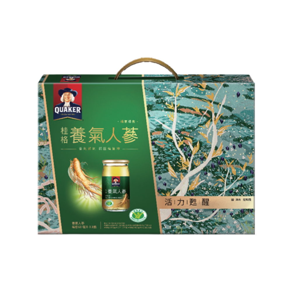 桂格養氣人蔘禮盒60mlx8, , large