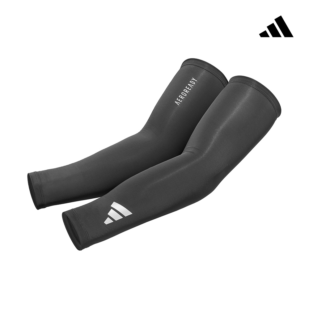 adidas 愛迪達 吸濕排汗壓縮袖套 (黑/白), , large
