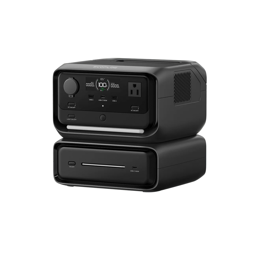【固士特】EcoFlow RIVER 3 Max (RIVER 3 Plus+額外電池EB300) 儲能電源 加贈後背包, , large