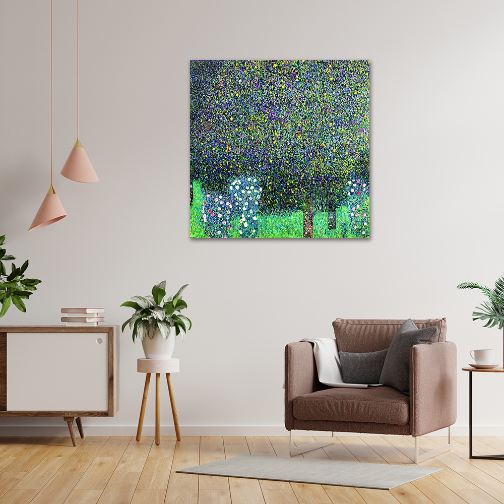 【御畫房】花園 國家一級畫師手繪油畫80&times;80cm(VF-174), , large