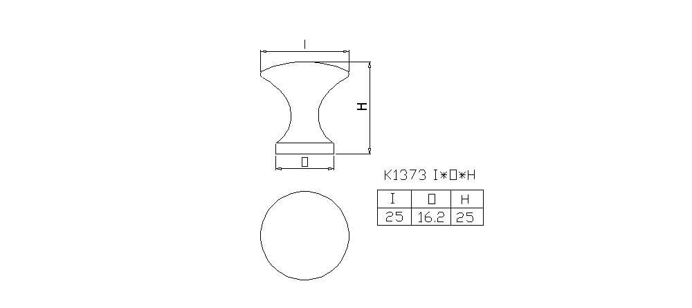 Zinc Knob, , large