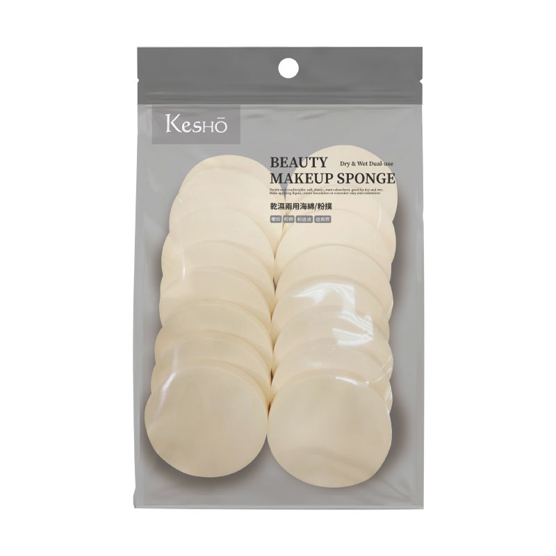 kesho滾滾圓形粉撲15入PC02, , large