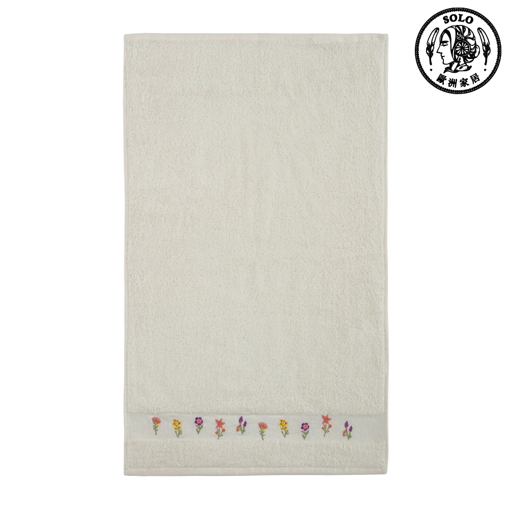【SOLO歐洲家居】LCW Home 50x80cm 小花園刺繡純棉毛巾 100%純棉 超吸水, , large