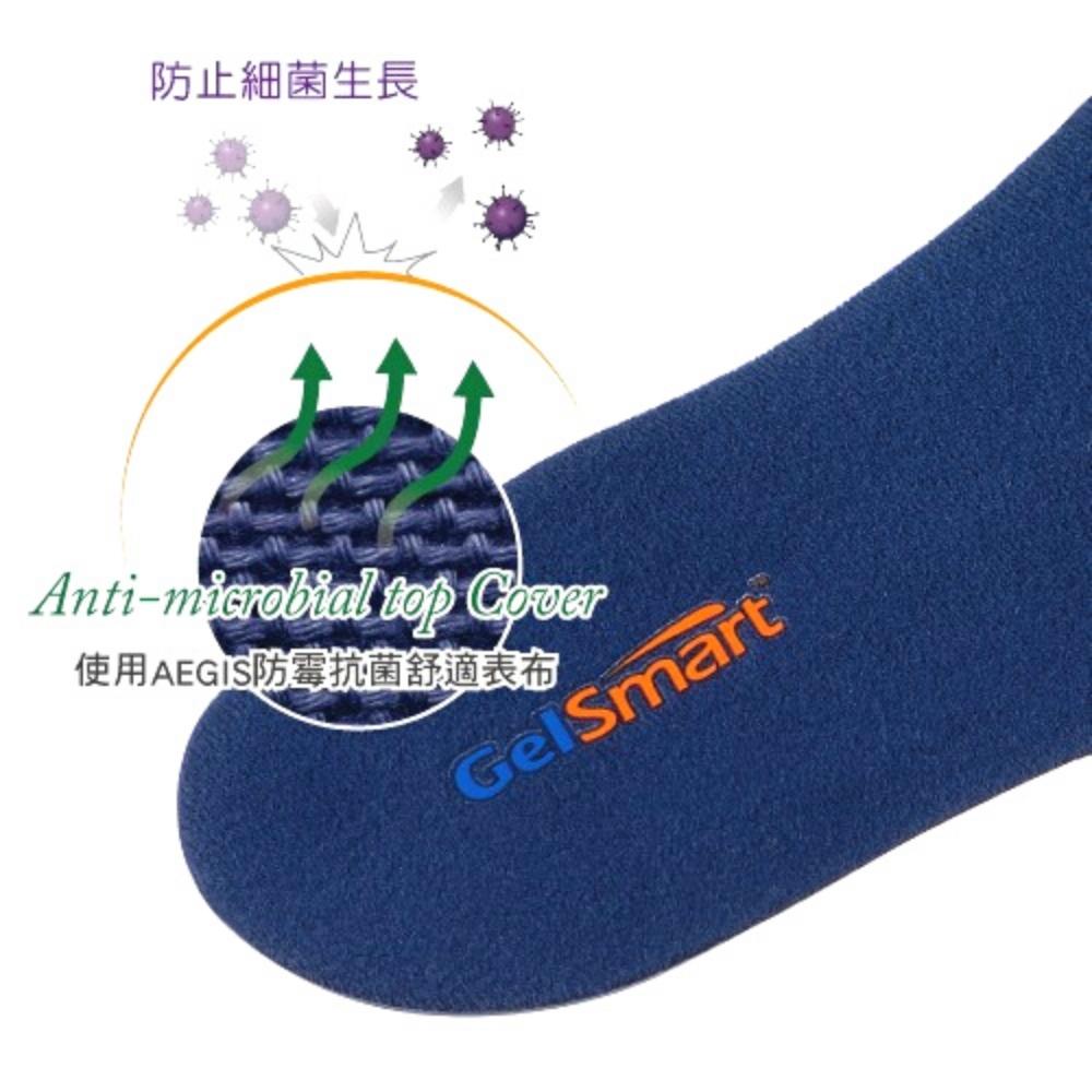 【GelSmart吉斯邁】雙密度薄片舒適型鞋墊-1雙(矽膠減壓、前掌波紋吸震、適用多種鞋款、SI-SI732DF), , large