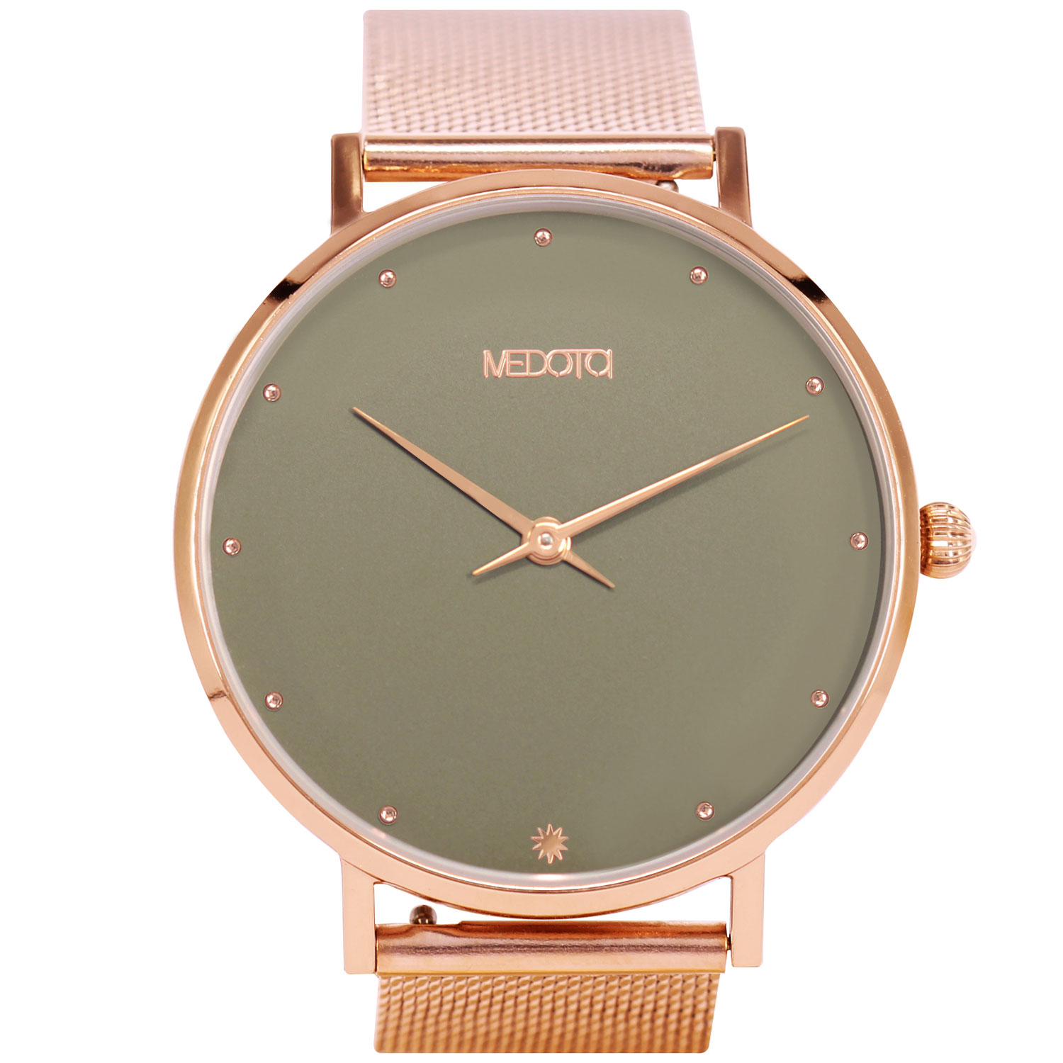 [MEDOTA] CHICA minimalist color collection ladies watch-Green / CH-9406, , large