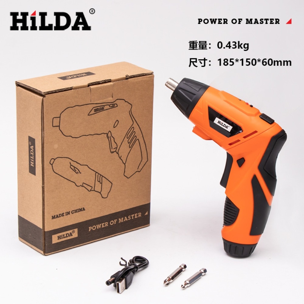 【HILDA】希爾達電動工具 4.8V 經濟組 電動起子機 底部具有手電筒功能 HL48-PO, , large