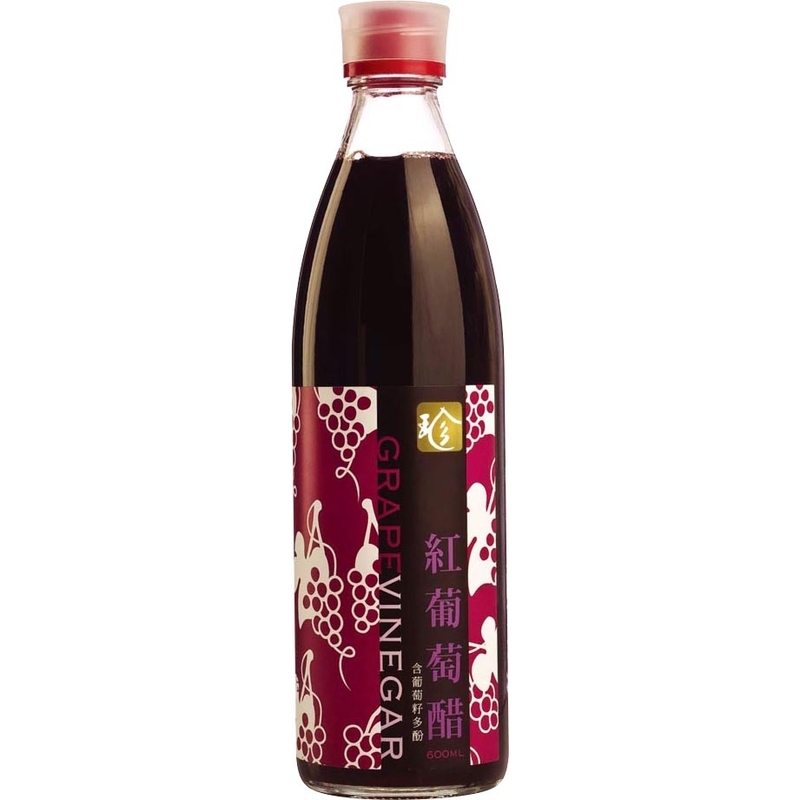 百家珍紅葡萄醋600ml, , large