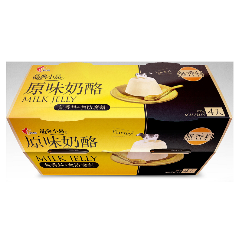光泉晶典小品-原味奶酪4入組100g*4入, , large