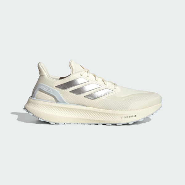 Adidas Pureboost 5 Tr 男女 慢跑鞋 彈力 支撐 緩震 米 銀 [JR7676], , large