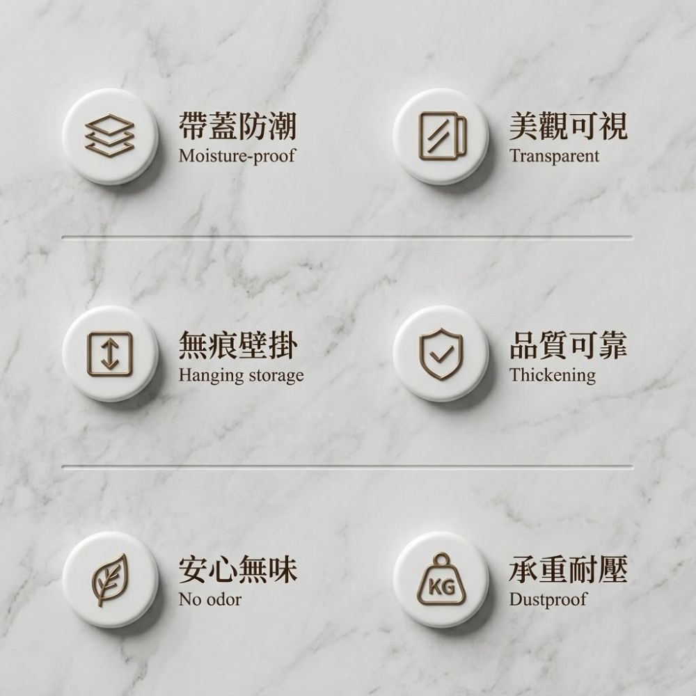 防水墻上壁掛置物架化妝品收納櫃, , large