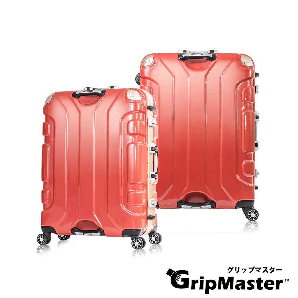 【PANTHEON PLAZA】展示品限量出清 GripMaster 21 25吋 ARMOR 盔甲武士 雙把手硬殼鋁框行李箱 GM-1203 兩色可選, , large