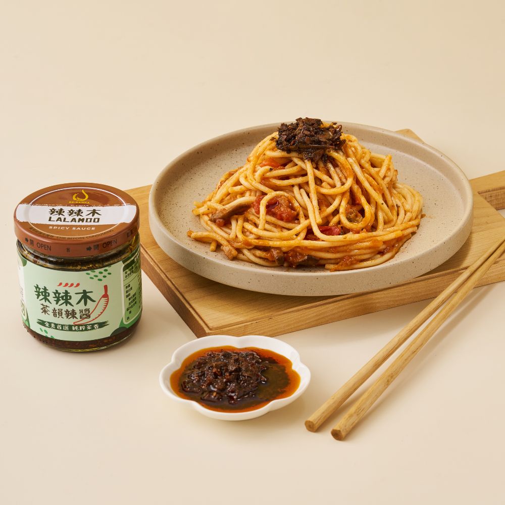 【辣辣木】 茶韻辣醬-茶香中大辣-全素首選160g(使用高雄路竹辣椒)-常溫, , large