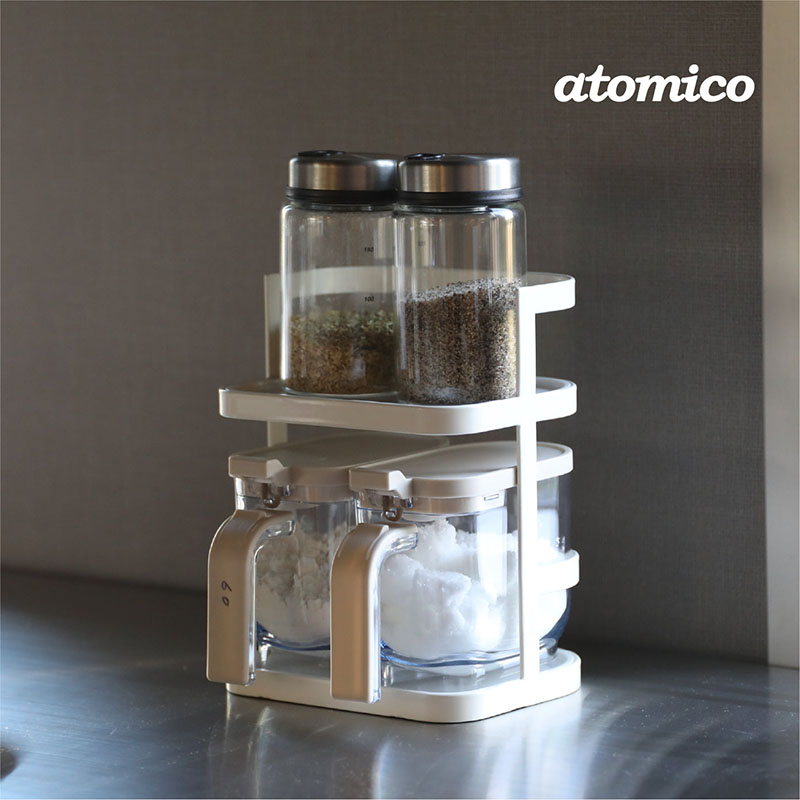 【CB JAPAN】atomico系列 雙層調味料架(細身型), , large