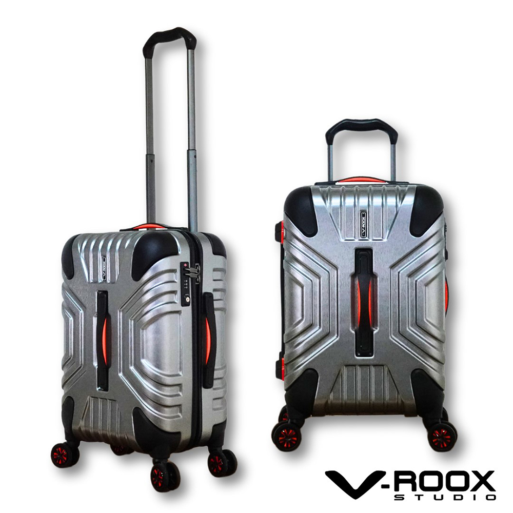 【PANTHEON PLAZA】展示品限量出清 V-ROOX SHIELD 20吋 神盾硬殼雙層防爆拉鍊胖胖箱 硬殼拉鍊箱 SHIE-59239 天峰藍, , large