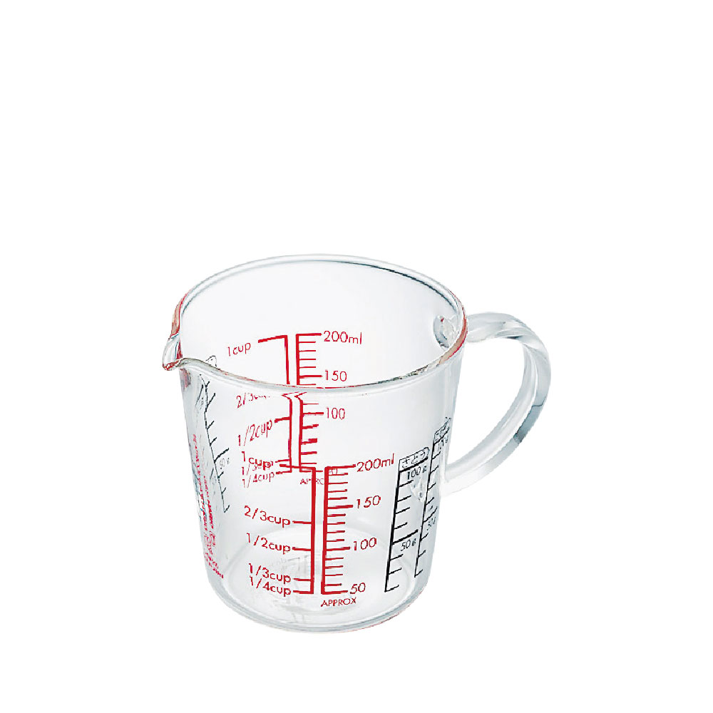 [HARIO]玻璃手把量杯/200ml/CMJW-200, , large