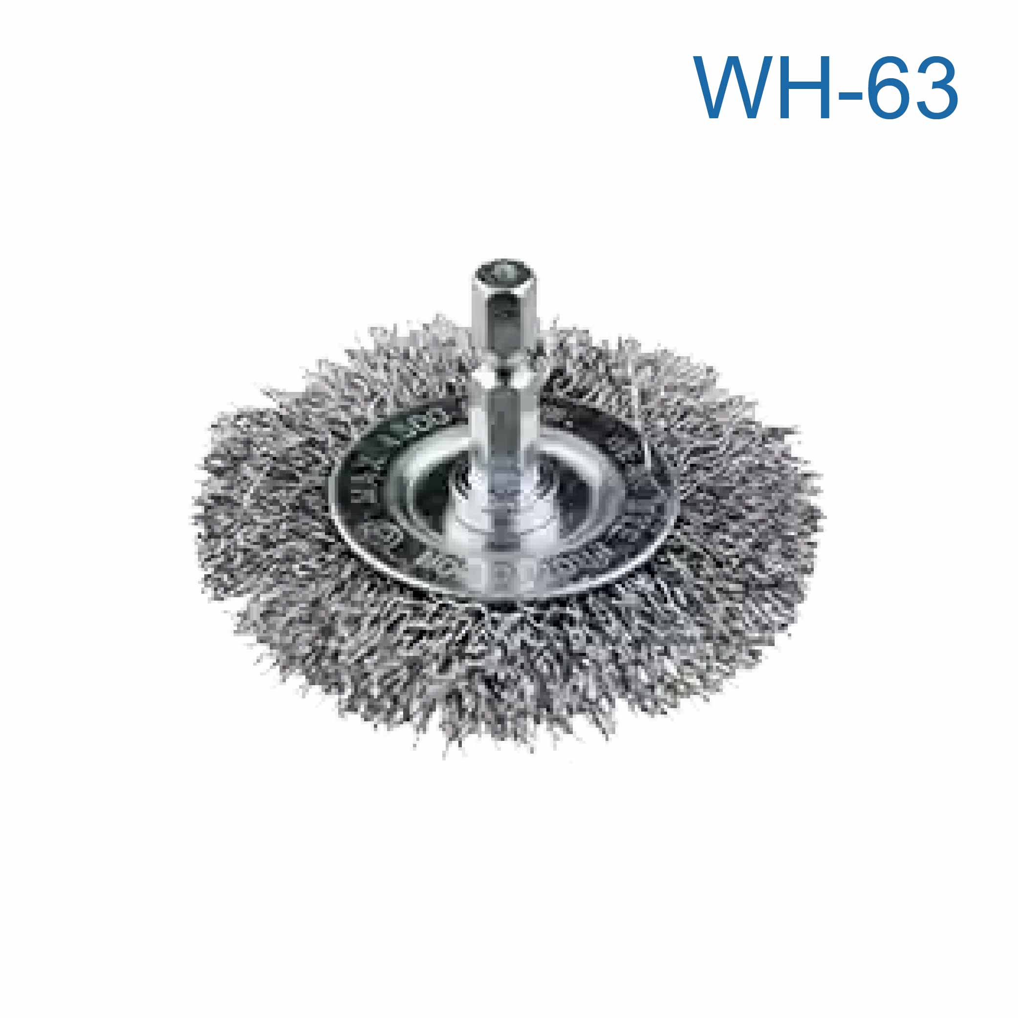 鉅玉經典｜Hexagonal handle wire brush, flat type with handle WH-63, , large