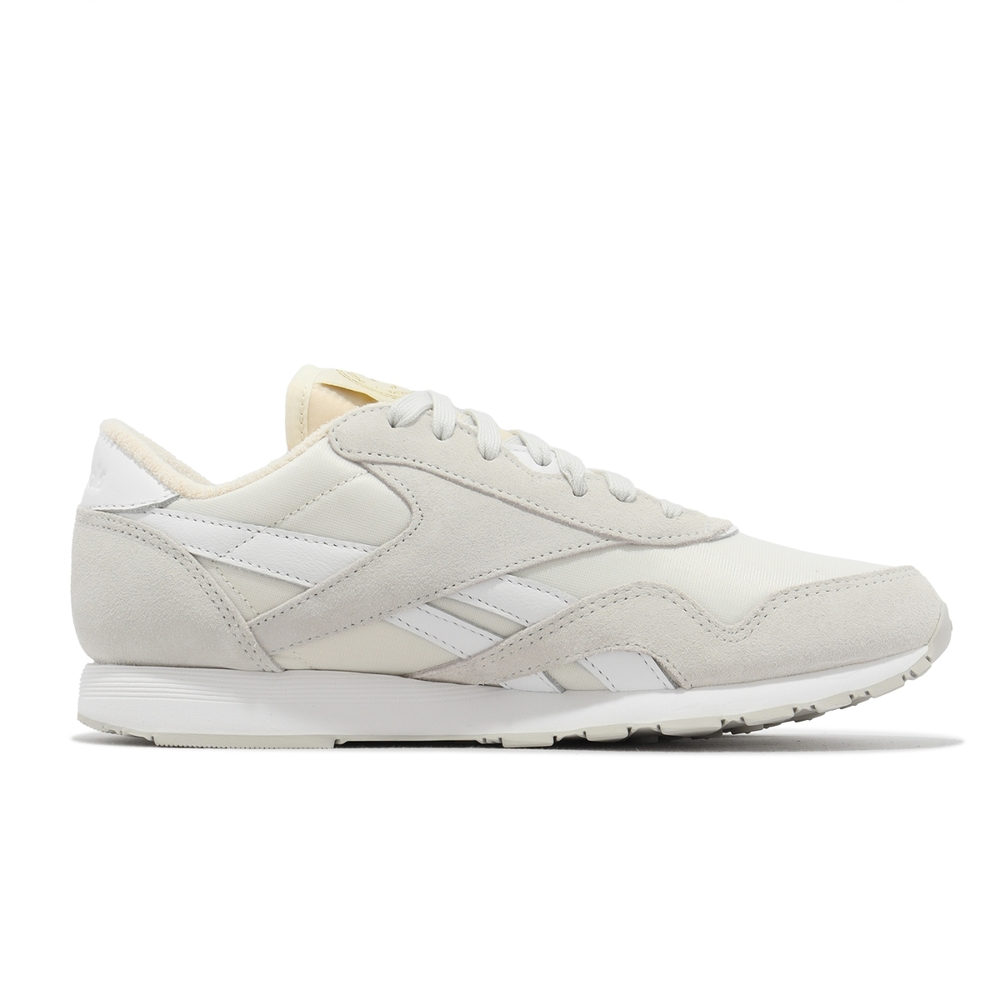 REEBOK CL NYLON 休閒鞋 麂皮 穿搭 復古 50周年紀念 白 100073830 23FW 【樂買網】, , large