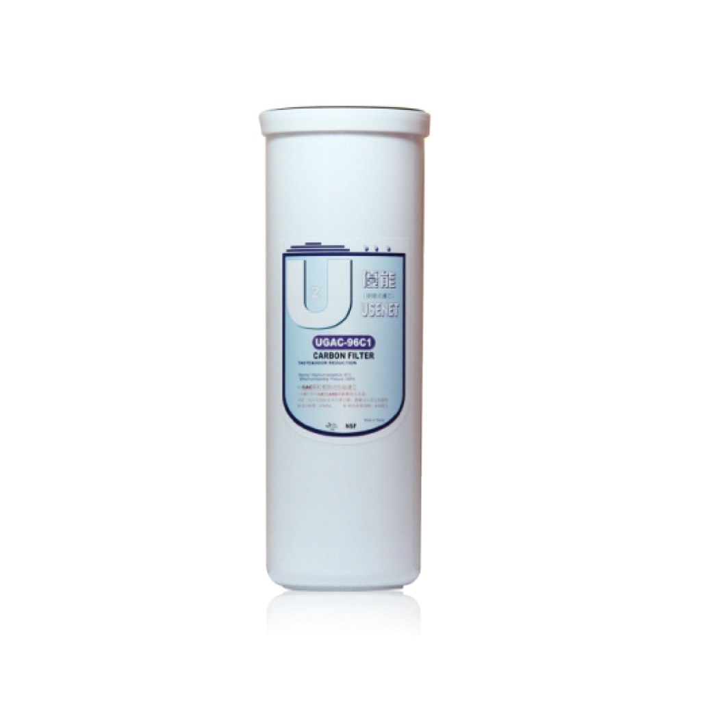 【麗水生活】【優能U型】UGAC-96C1 顆粒椰殼活性碳 便捷式 快拆濾心 U系列 特殊規格 拋棄式濾心濾芯, , large