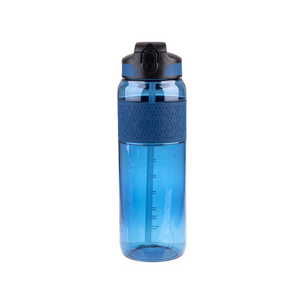 [澳洲 Oasis] Tritan 彈蓋吸管運動水瓶 1000ml, , large