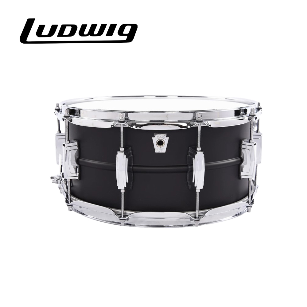 Ludwig LWPD-LB4271 6.5X14 小鼓 金屬黑【敦煌樂器】, , large