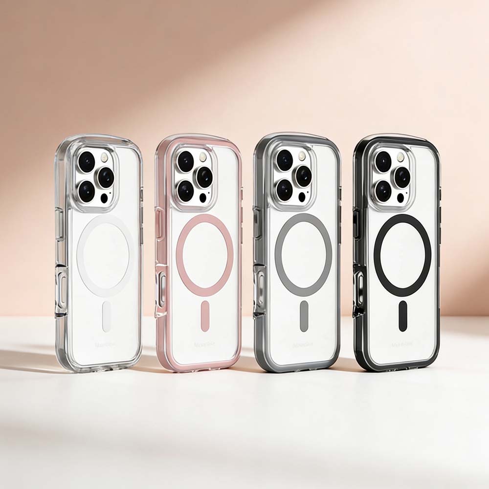 【山水之寶】MoreSee iPhone 16/16plus/16pro/16promax手機殼 防摔殼 極致泡泡磁吸鋼骨防摔保護殼, , large