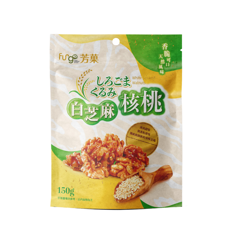 [Wanxin] Fungo White Sesame Walnuts 150g (Set of 2 Packs), , large