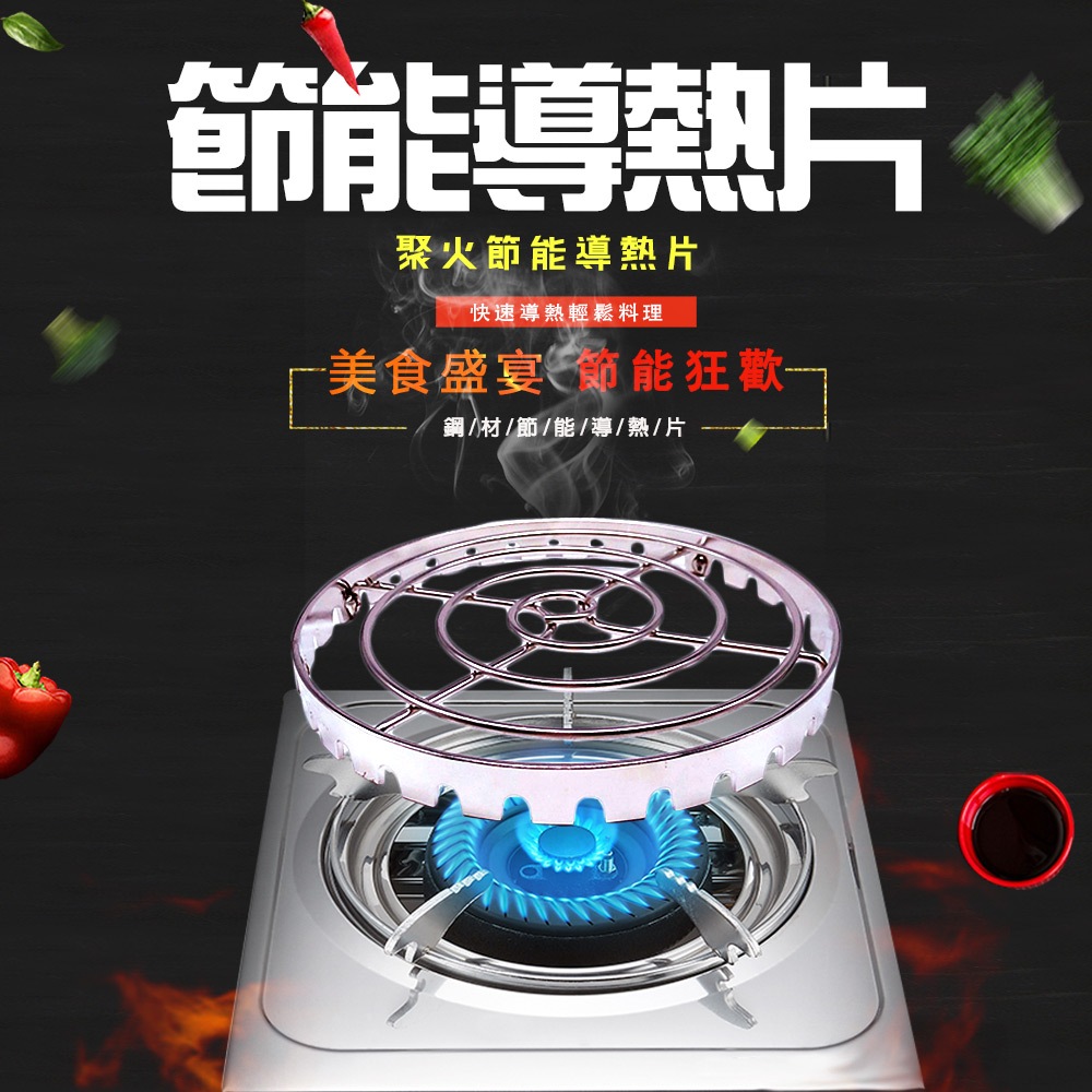 GS MALL 台灣製造 一入 節能聚火導熱片 18x2cm 瓦斯爐聚熱 鍋具聚熱 聚熱片 節能片 導熱片, , large