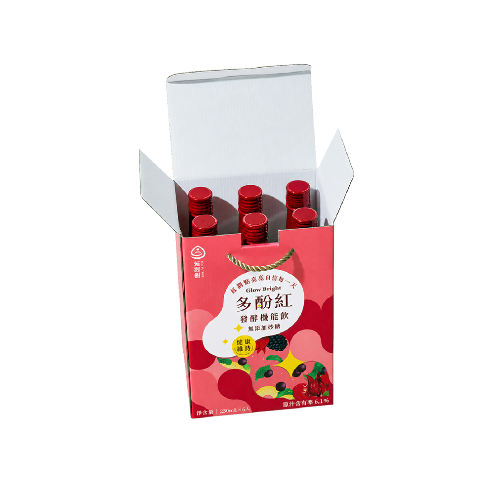 【菩提樹】多酚紅發酵機能飲230ml｜紅麴發酵飲｜多酚營養補給｜健康機能飲 超商取貨, , large