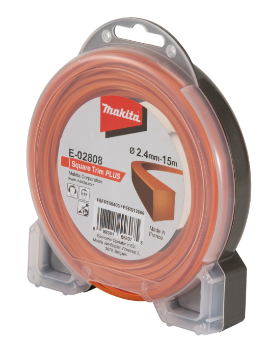 【TAKUMI匠】牧田E-02808 方形尼龍繩(橘色)2.4MM*15M, , large