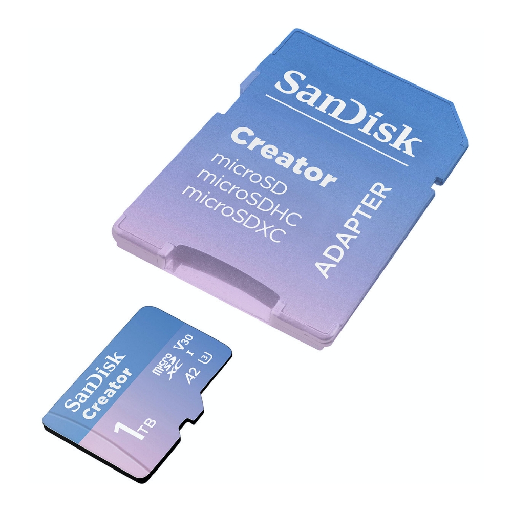 SanDisk Creator 1TB UHS-I U3 A2 V30 microSDXC, , large