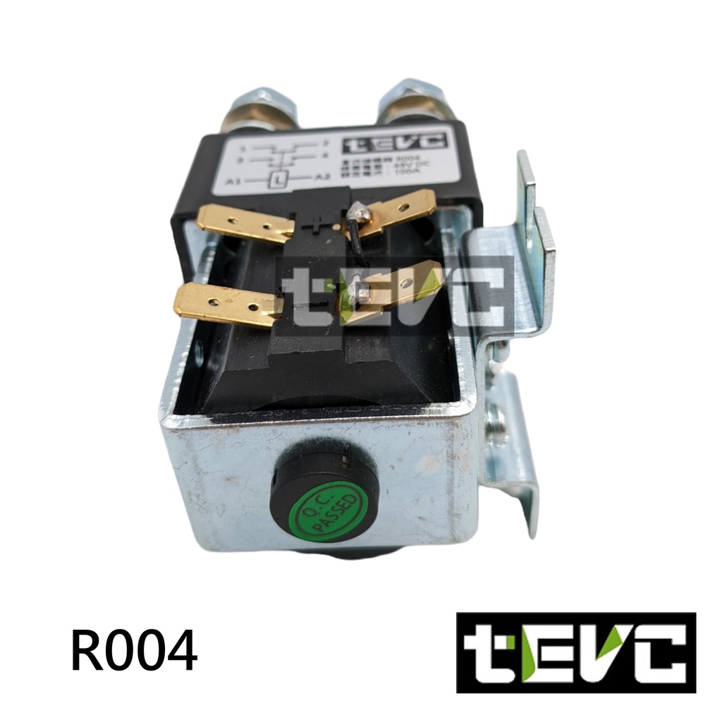 《tevc》R004 直流接觸器 兩路 常開 大電流 繼電器 100A 電動車 球車 代步車 DC 48V, , large