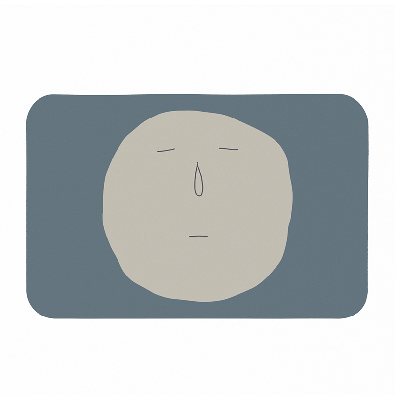 【Monster】 Soft Diatomaceous Earth Absorbent Mat &ndash; Chill Out Series (58x38cm) &ndash; Speechless Blue, , large