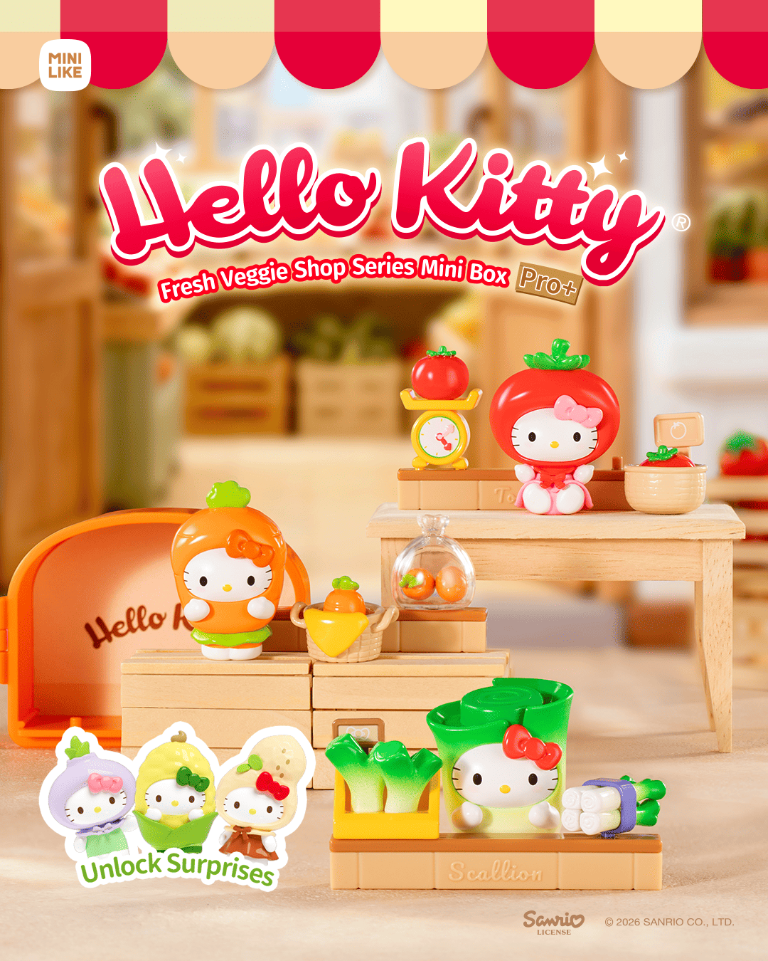 【際洋文化】Hello Kitty Style鮮蔬小舖系列微盒Pro+, , large