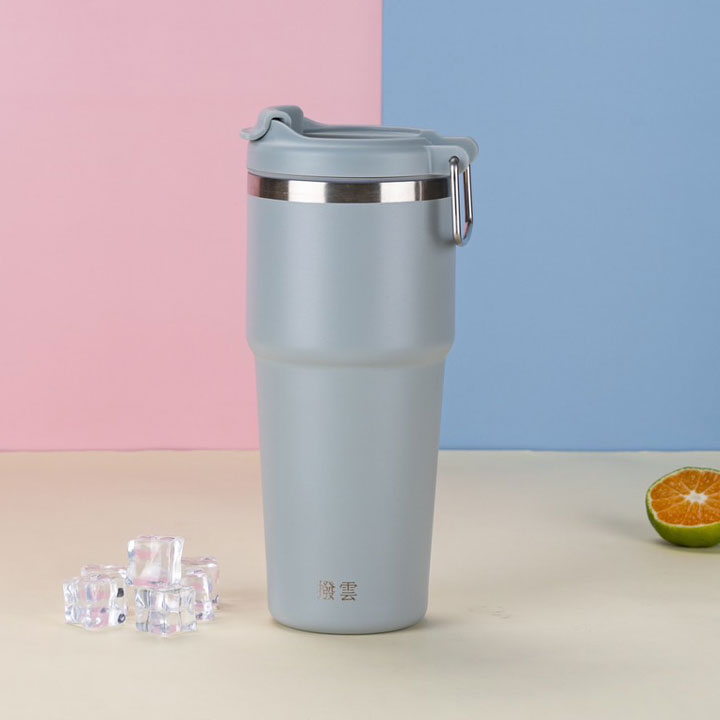 [品毅]樂美雅手提陶瓷冰鋒杯750ml(撥雲灰), , large