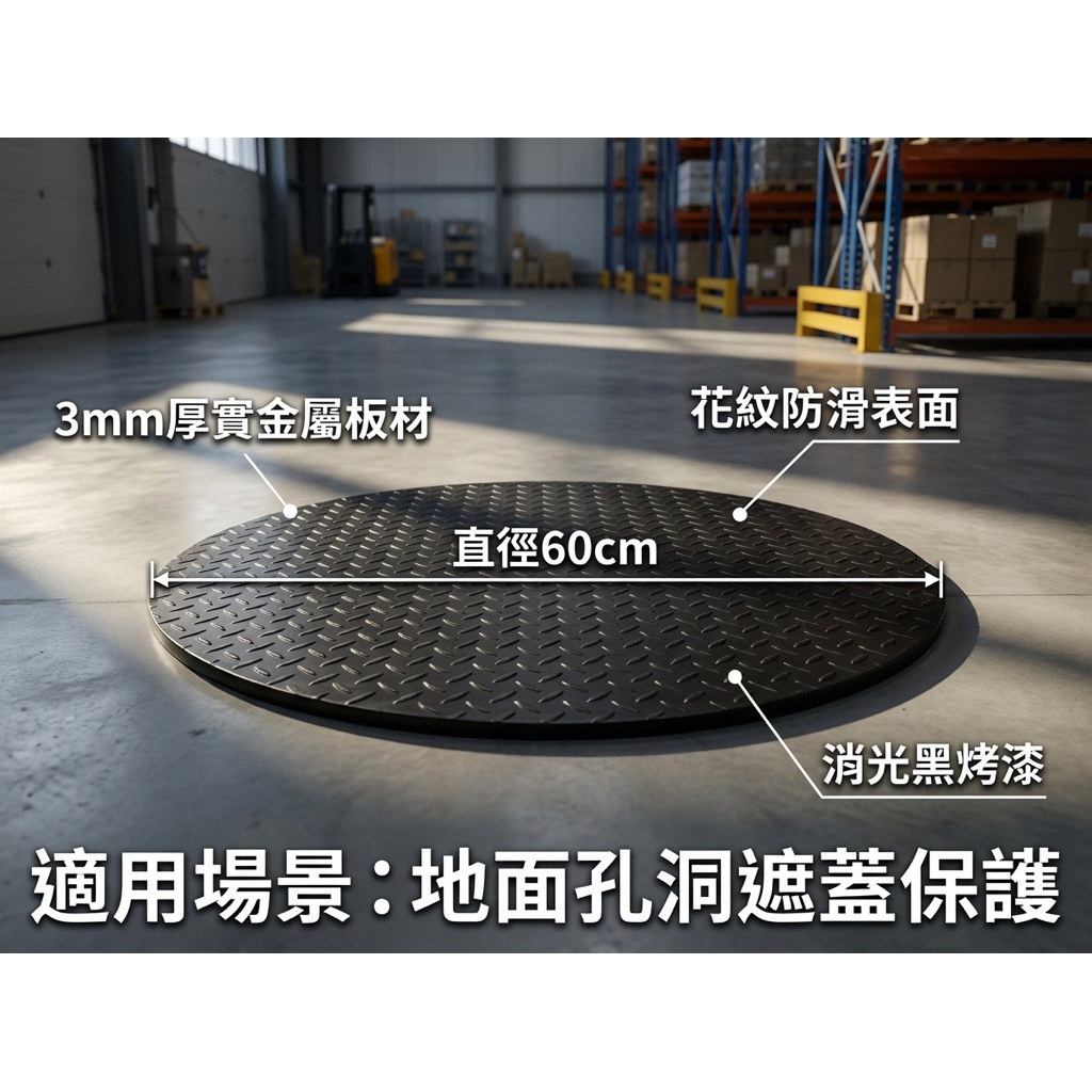 【 SHAONIANNA.TW 】3mm厚金屬花紋板圓形防滑蓋｜高承重耐壓｜戶外地面井蓋／防滑圓蓋／工業用蓋板地面孔蓋｜排水孔蓋｜設備孔蓋｜, , large