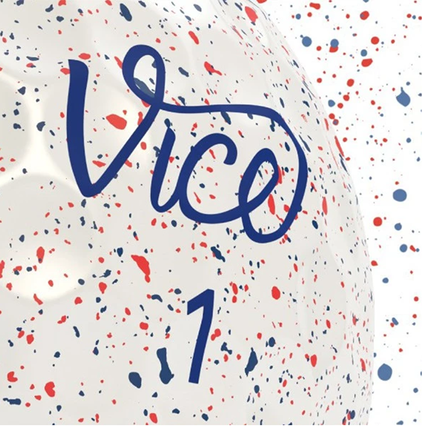 VICE PRO DRIP 高爾夫球 12球/盒 紅藍飛濺款式, , large