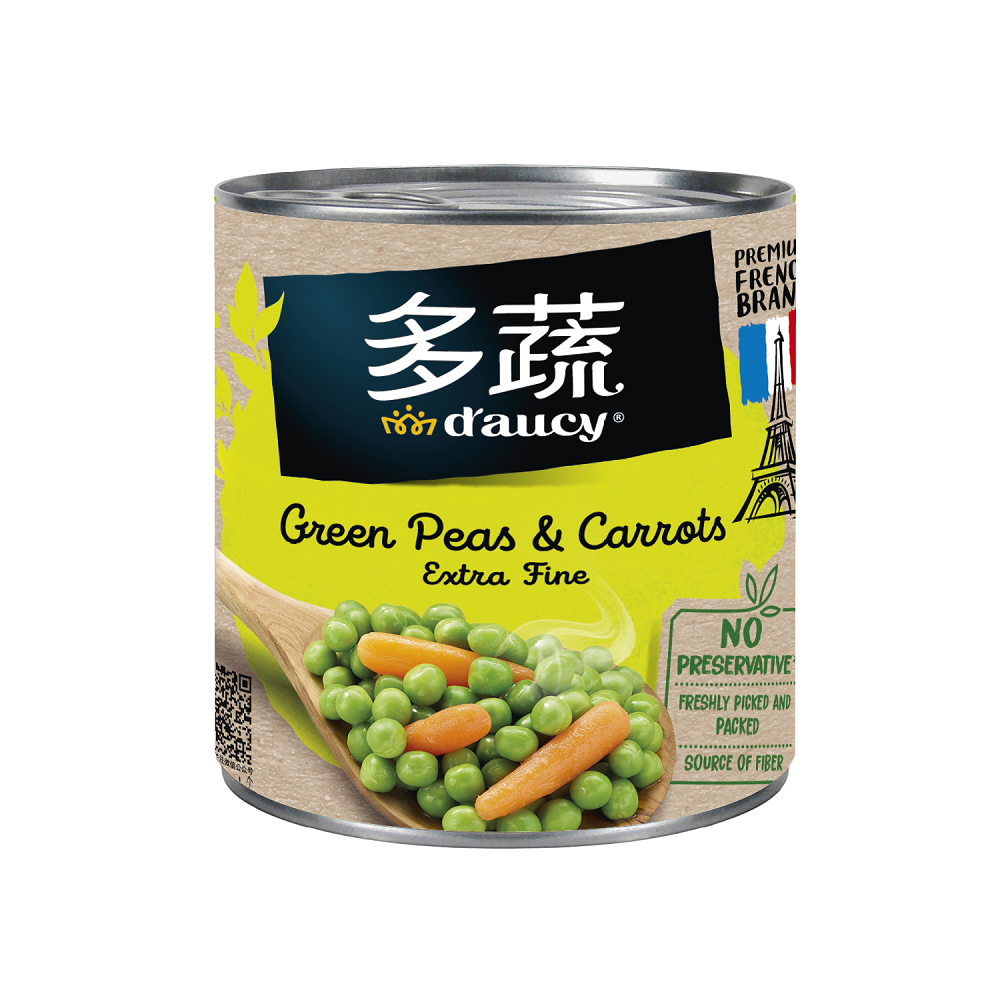 Daucy Extra Fine Green Peas  Carrots, , large