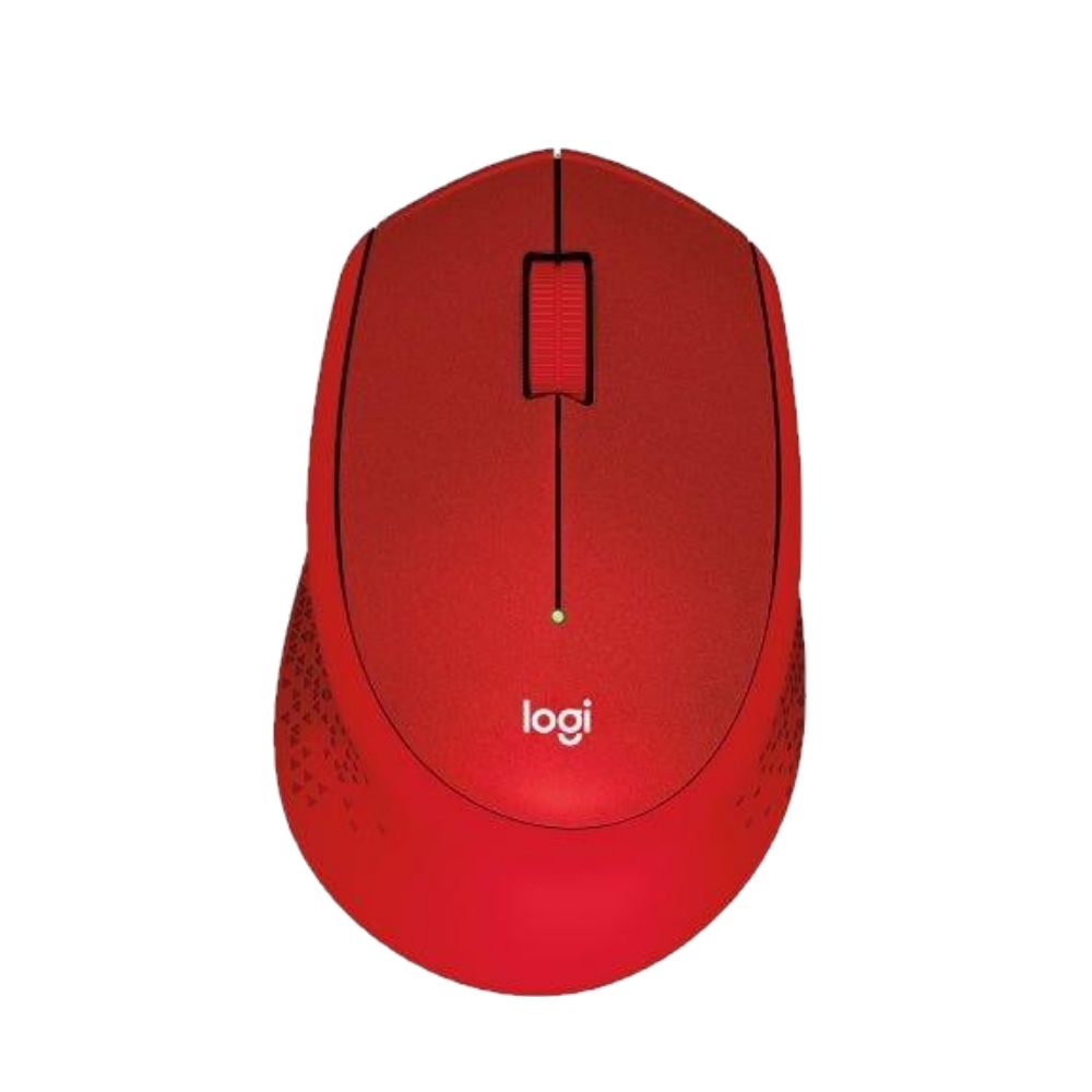 【 Logitech 羅技 】M331 紅色 SILENT PLUS 無線 靜音 滑鼠, , large