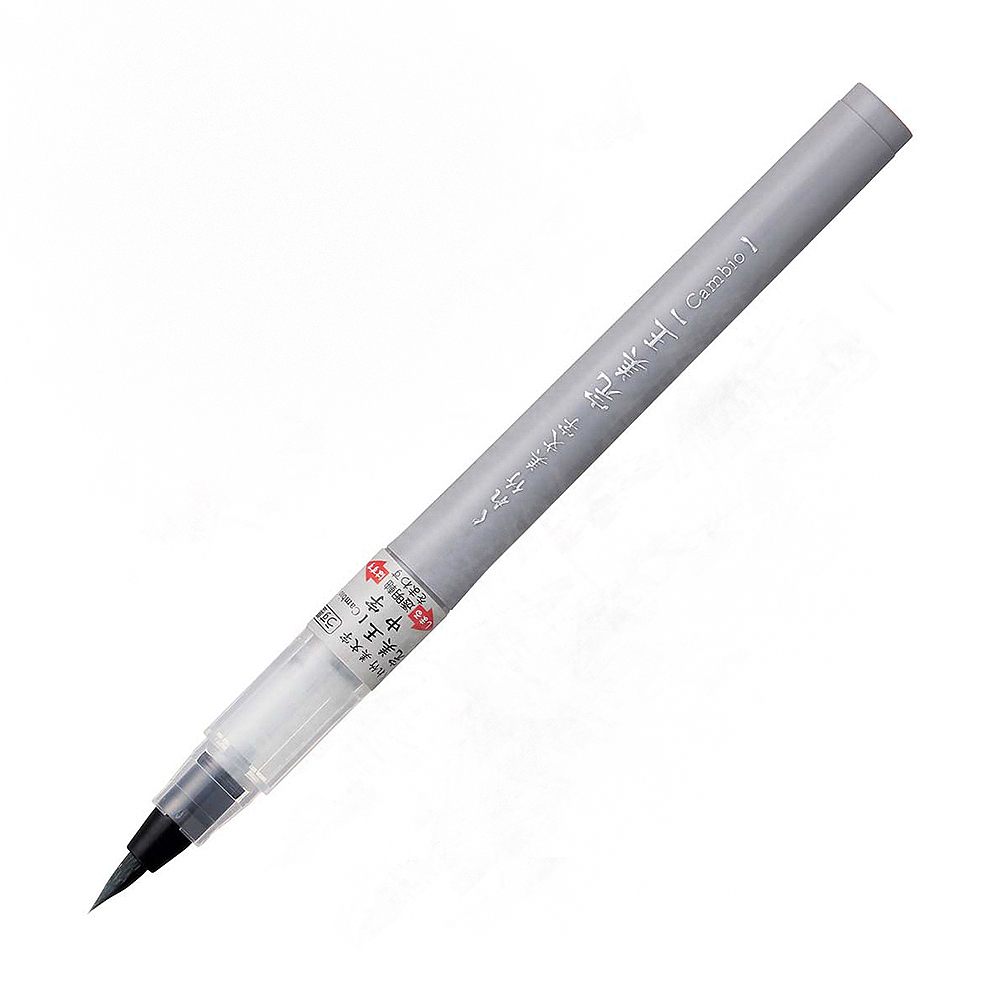【Kuretake 吳竹】完美王墨筆 灰色中字 91號 /支 XO50-091B(日本品牌), , large