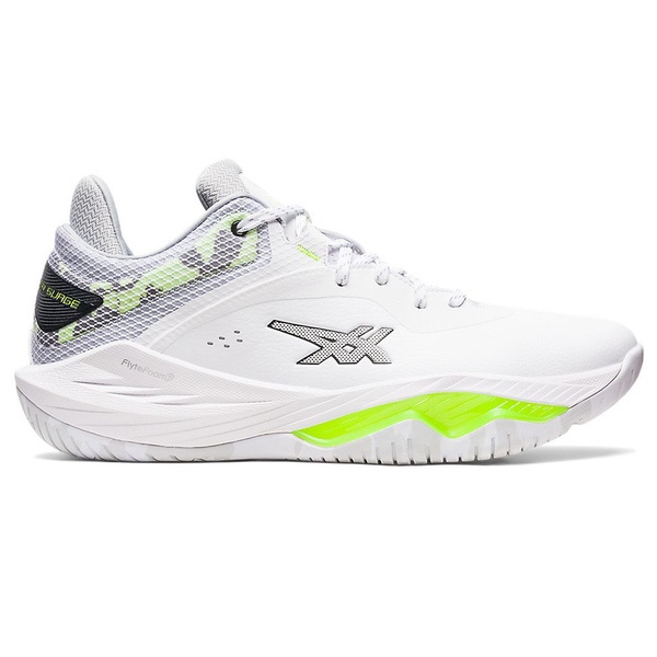 [Kixpress] Asics Nova Surge Low 男 籃球鞋 運動 球鞋 包覆 支撐 穩定 白螢黃 [1061A043-100], , large
