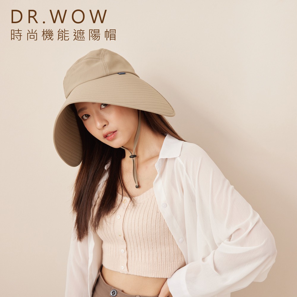 【DR.WOW】MIT台灣製  時尚機能遮陽帽, , large