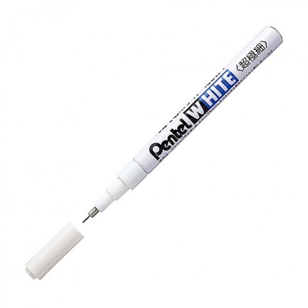 飛龍pentel X100白色油漆筆 WHITE( 極細字/細字/中字/粗字)*只有白色-粗字, , large