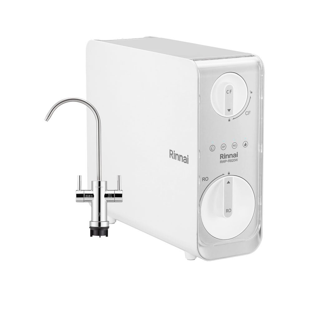 【KW廚房世界】林內牌 RWP-R820W 廚下型雙效RO逆滲透淨水器 限定區域送基本安裝, , large