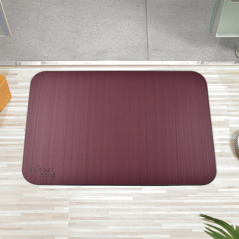 【Monster】 Soft Diatomaceous Earth Absorbent Mat &ndash; Silk Texture (60x40cm) &ndash; Grape Purple, , large