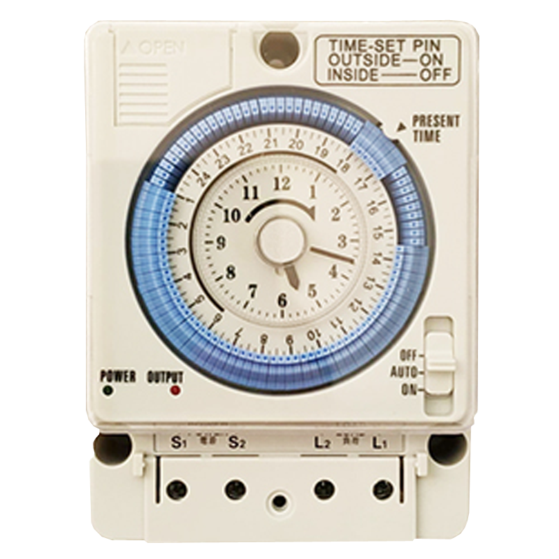 【感應王照明】STP-151軌道型定時器【15A-機械式操作-可停電補償-24小時計時型-石英電路計時-台灣製造】, , large