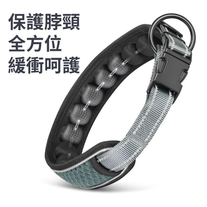 [JEMIA] JFT 減壓氣囊項圈 | 專為猛犬打造-尺寸選擇, , large