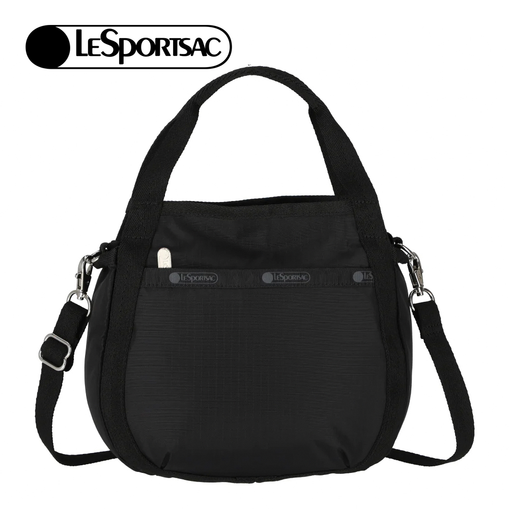 Lesportsac Small Jenni Crossbody 斜背手提水桶包 兩用包 側背包 送禮 禮物 女包(永恆黑)L261-8056P-R086, , large