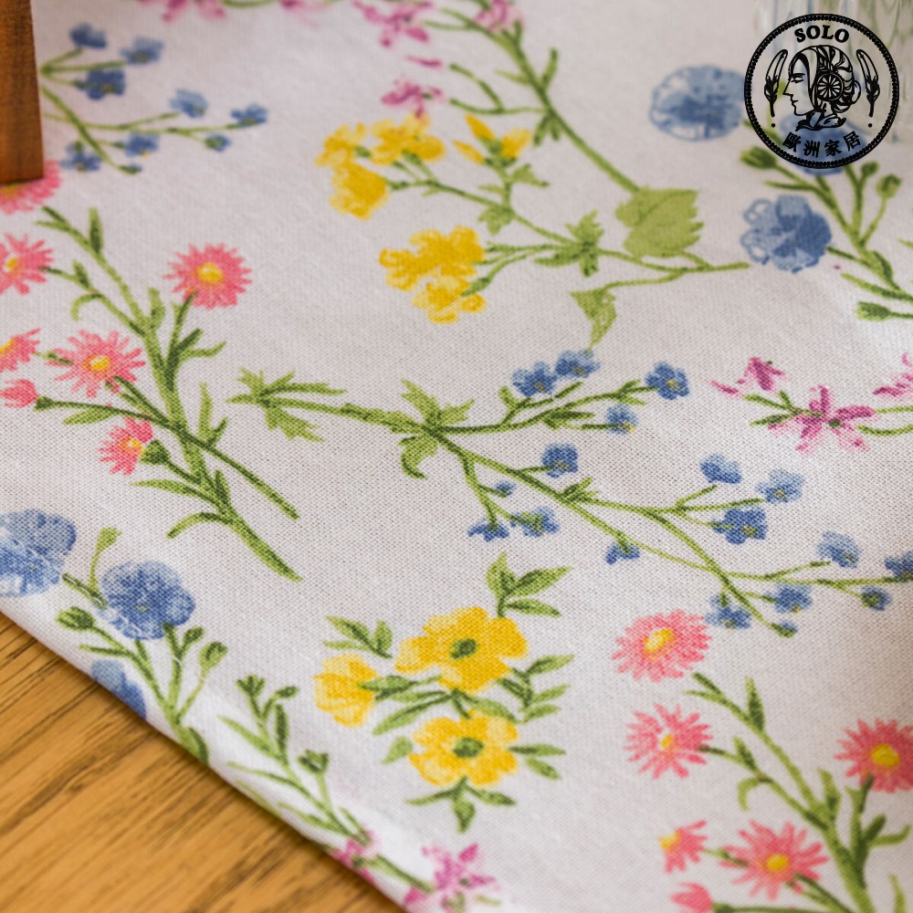 【SOLO歐洲家居】LCW Home 40x120cm 繽紛田園花卉餐墊 桌旗 桌布, , large