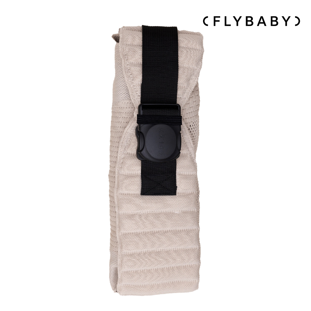 Flybaby 輕便透氣嬰兒揹巾_奶油白, , large